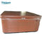Brown Rectangle Spa Thermal Cover Vinyl Hot Tub Spa Covers For Acrylic Spa